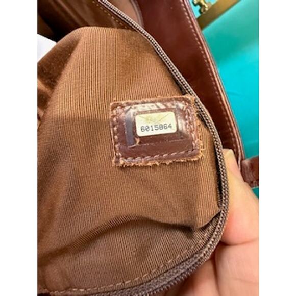 CHANEL Vintage Coated Canvas Leather Trimmed Satchel*Hologram*ENTRUPY COA - Picture 12 of 16